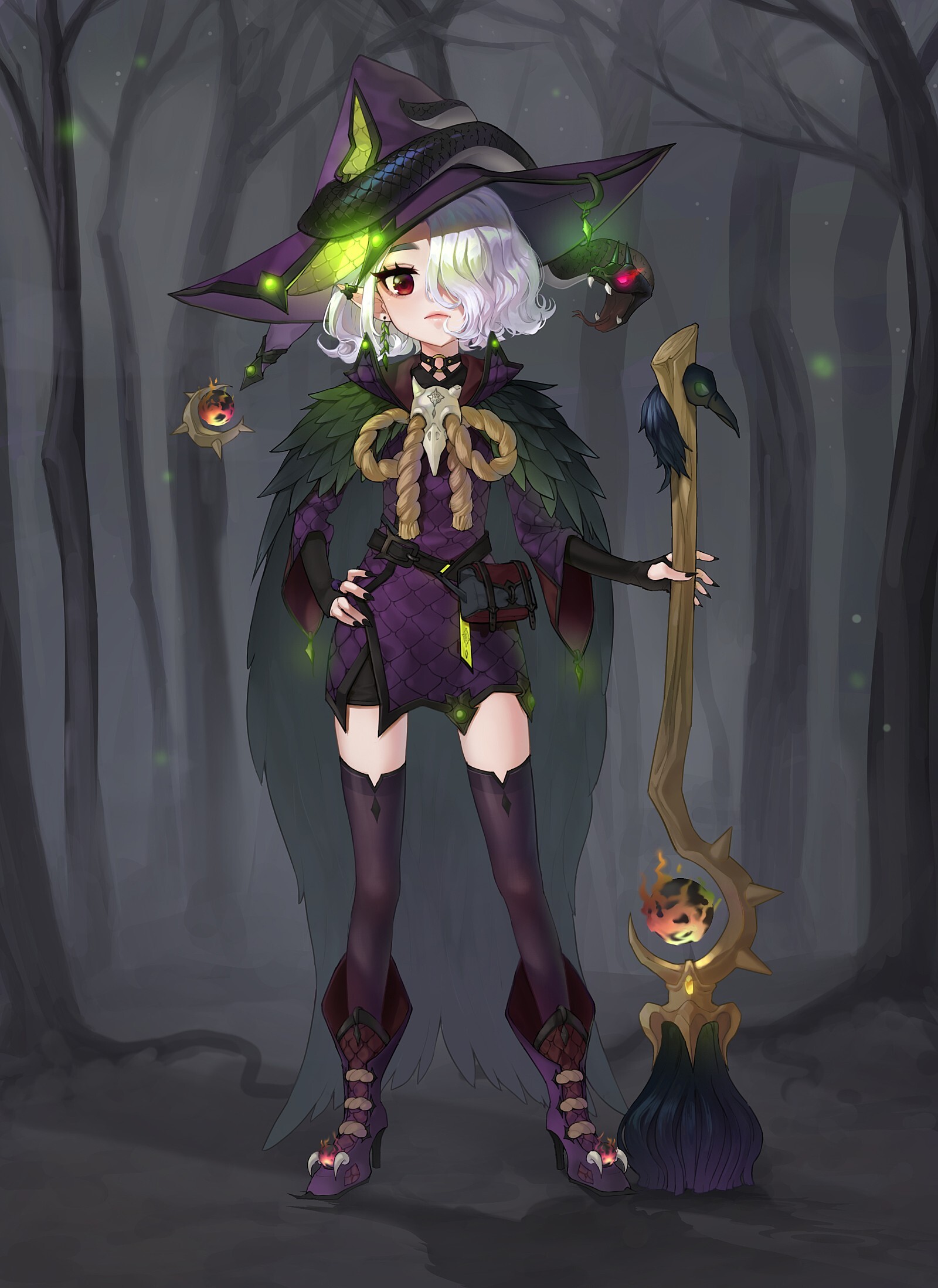 ArtStation - [게임 원화 포트폴리오]_마녀