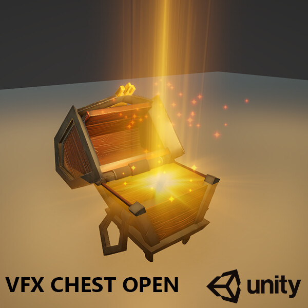 ArtStation VFX Open Chest Loot