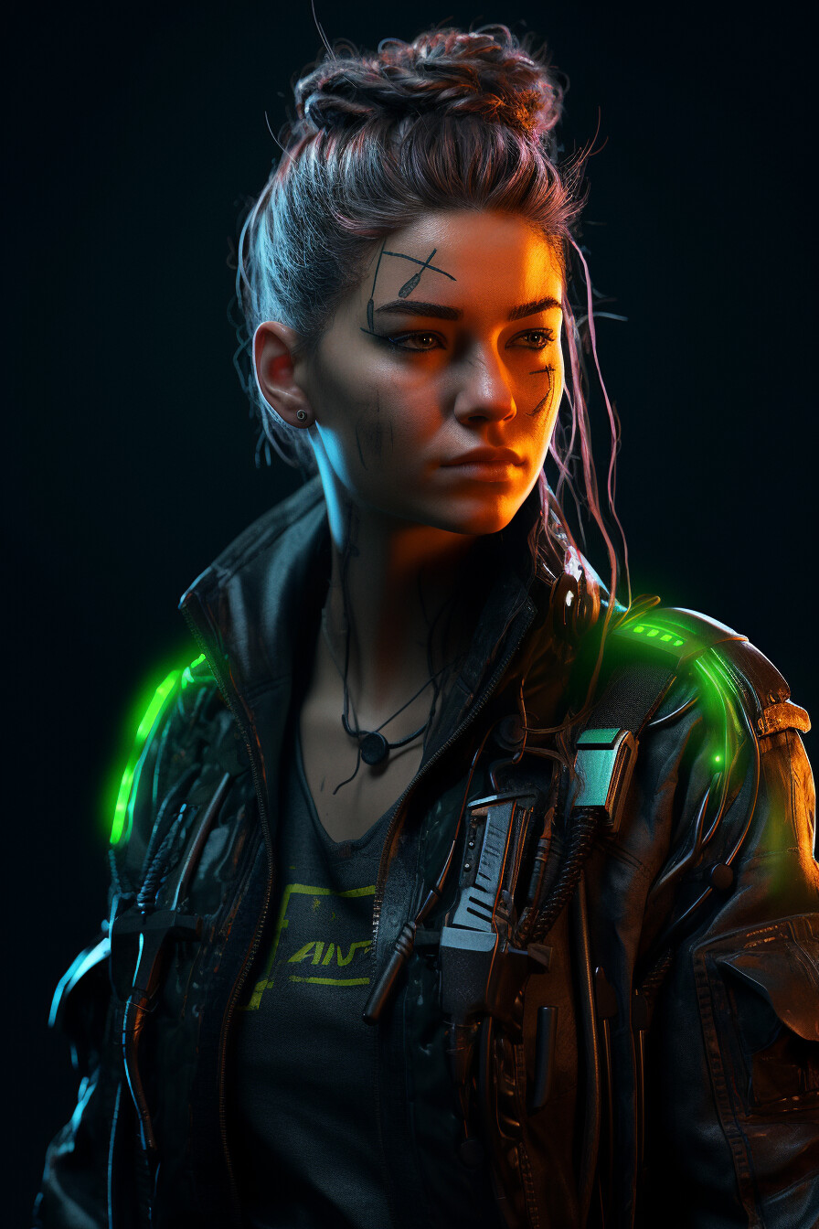 ArtStation - 500 Cyberpunk reference character _ VOL 1 _ Character ...