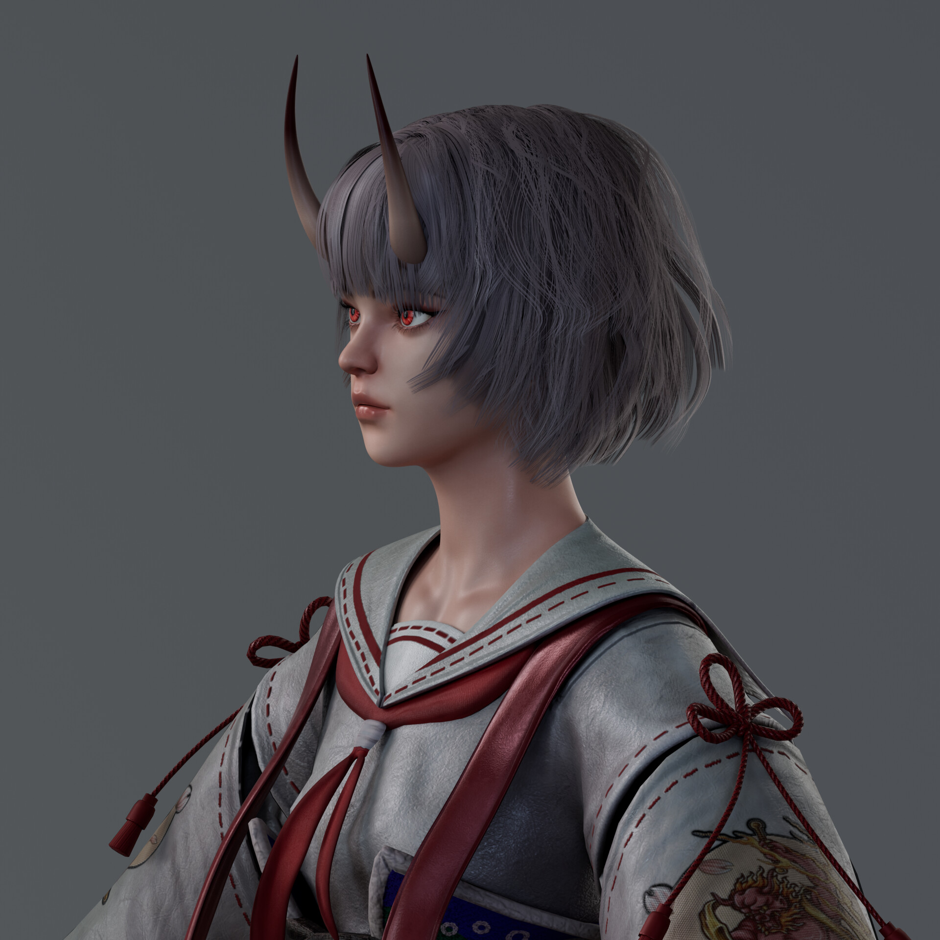 ArtStation - Oni Samurai