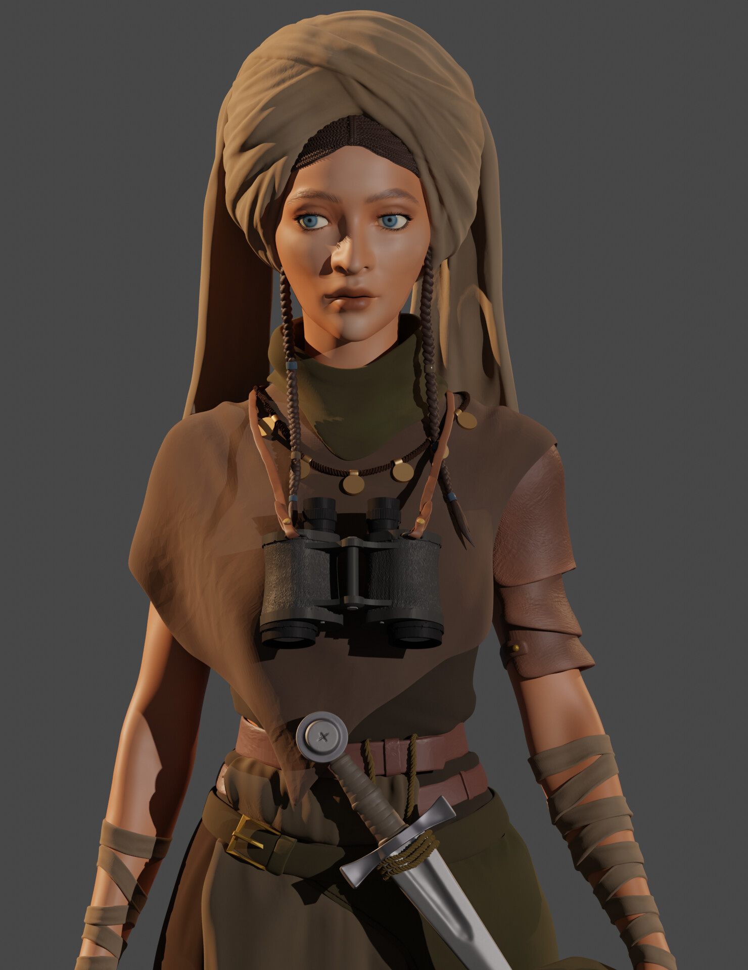 Artstation 3d Character Modeling Still In Process