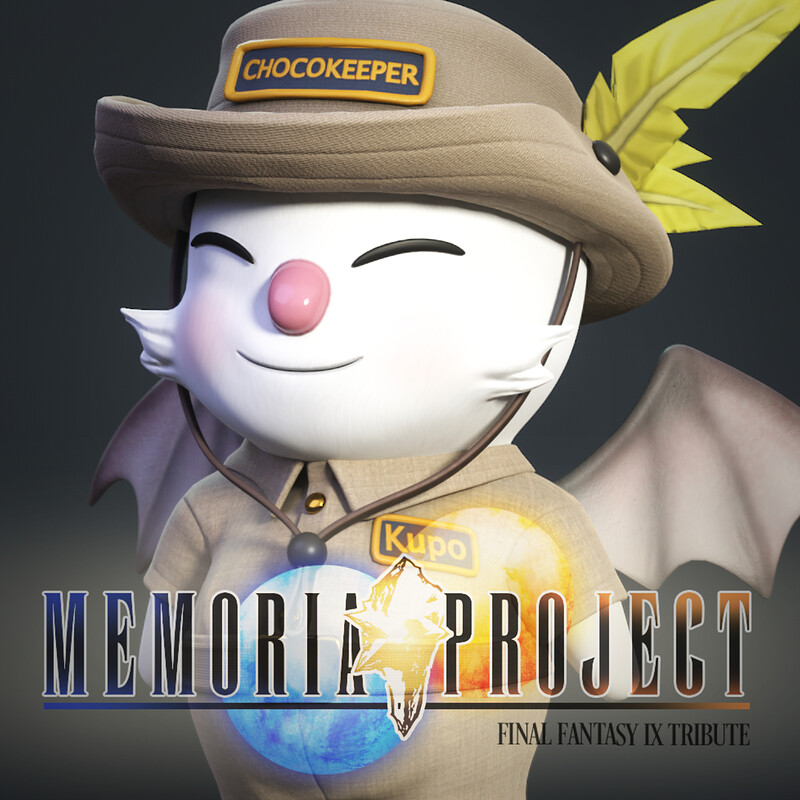 Choco Keeper Moogle + WIP Variants - Memoria Project (Final Fantasy IX Tribute)