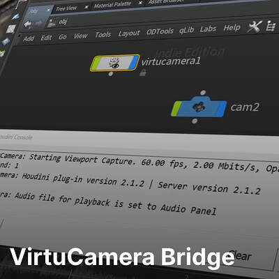 VirtuCamera Bridge for Houdini