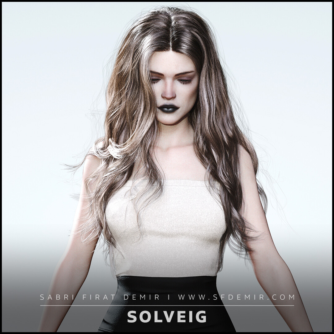 Solveig 3D Character - PBR