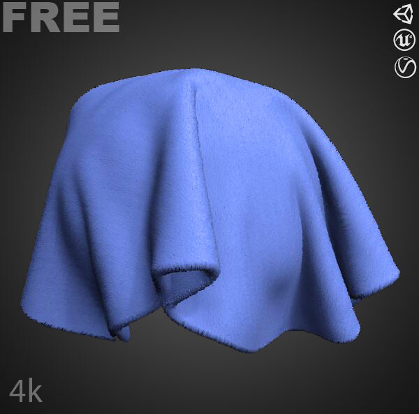 Terry Cotton Cloth - download free seamless texture and Substance PBR  material in high resolution