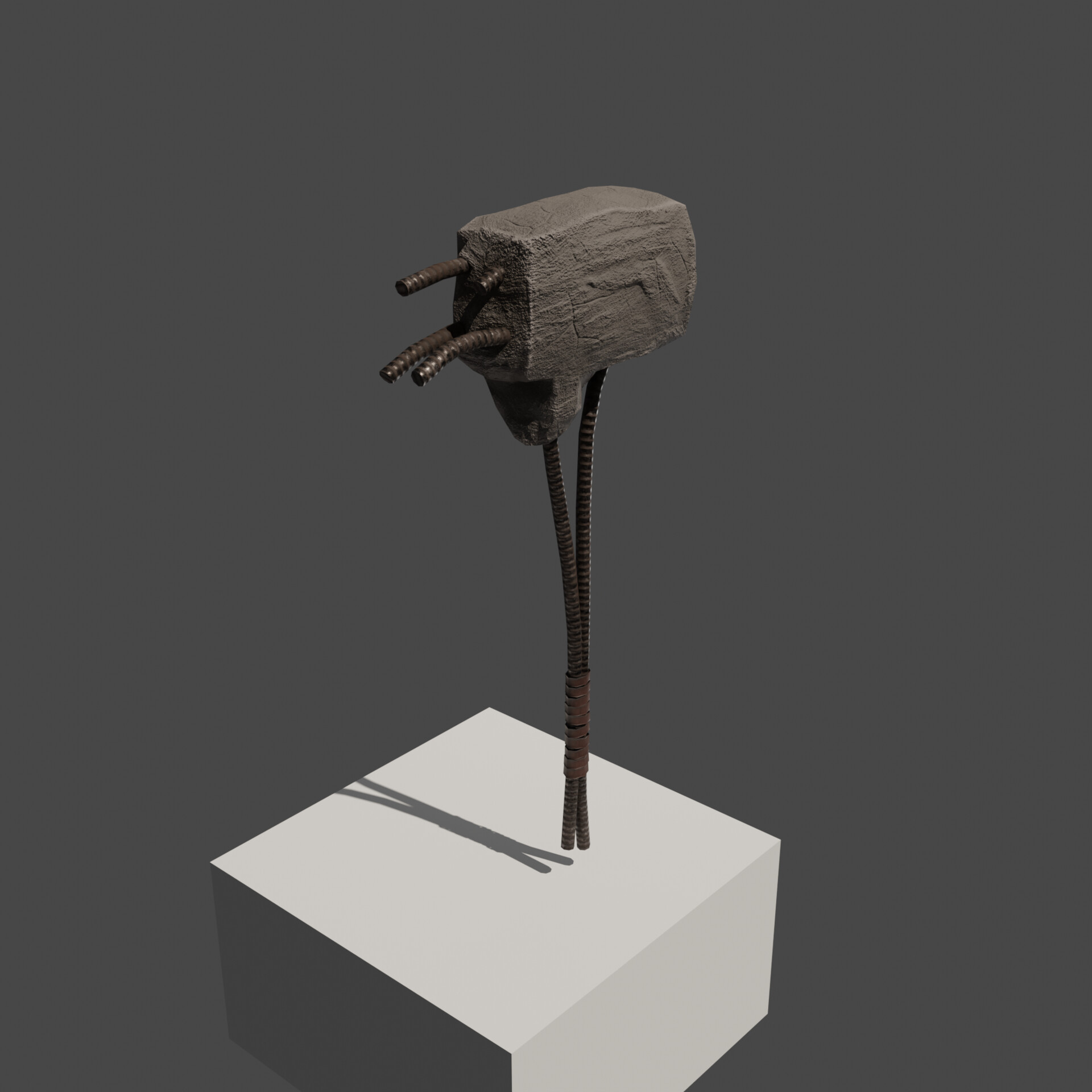 ArtStation - Crude Concrete Hammer