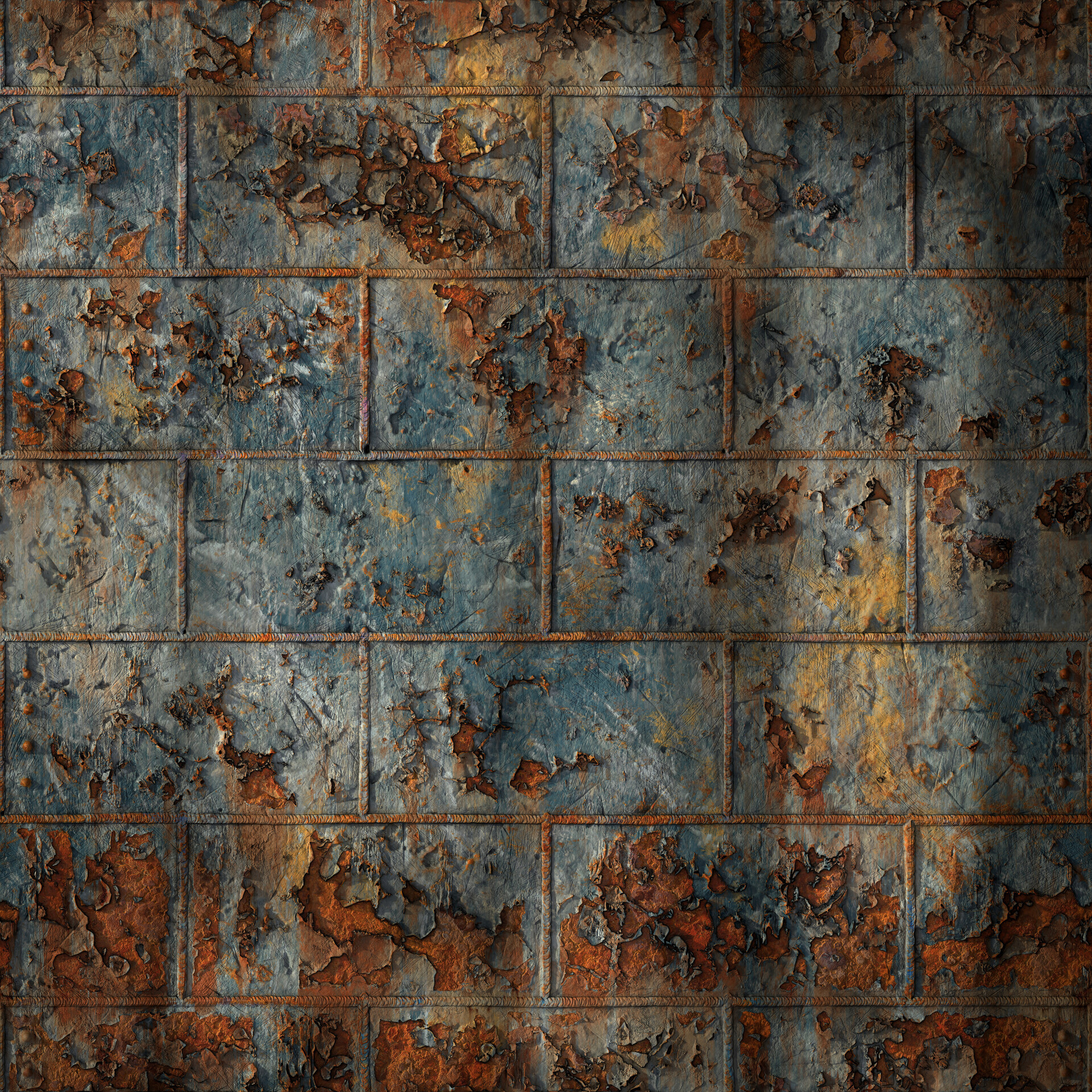 PBR Rusted Ship Hull Material Study