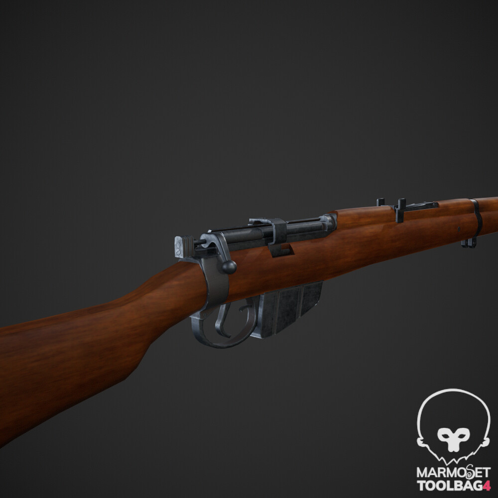 ArtStation - Pattern - 1914 Enfield, Sniper Rifle