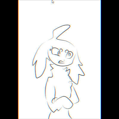 ArtStation - Uzaki-chan (Sad cat dance meme)