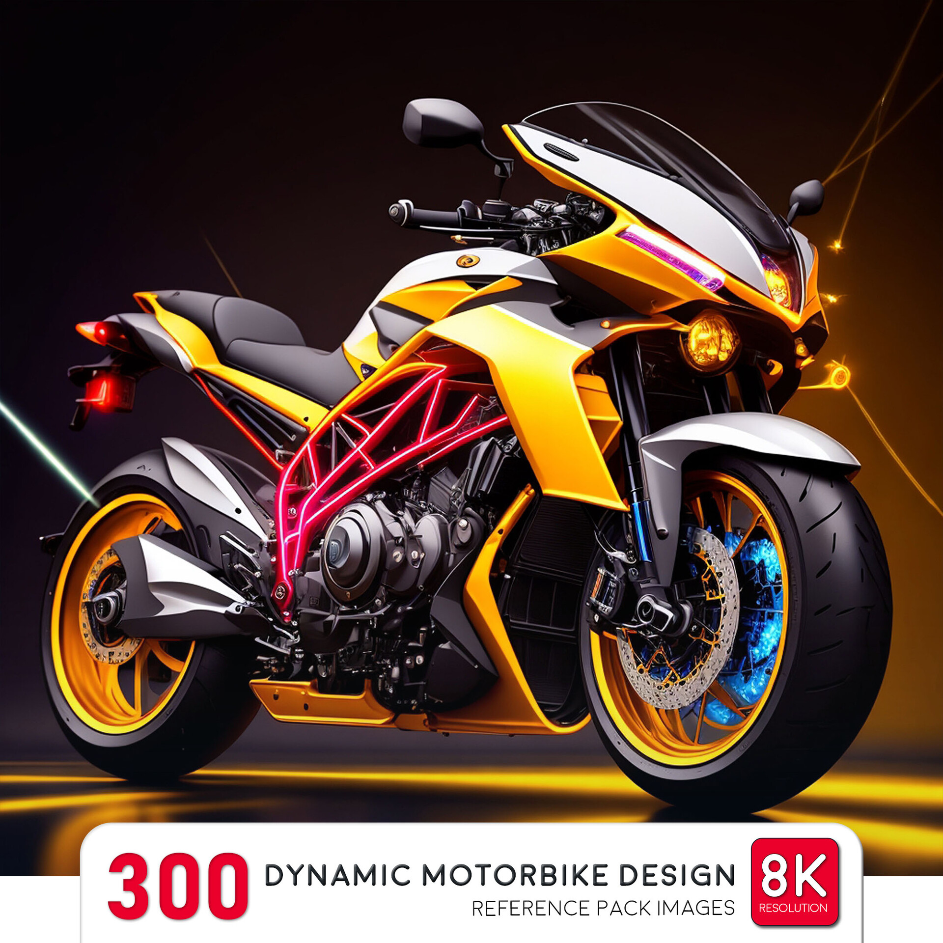 ArtStation - Dynamic Motorbike Design vol 2-8K|Reference pack