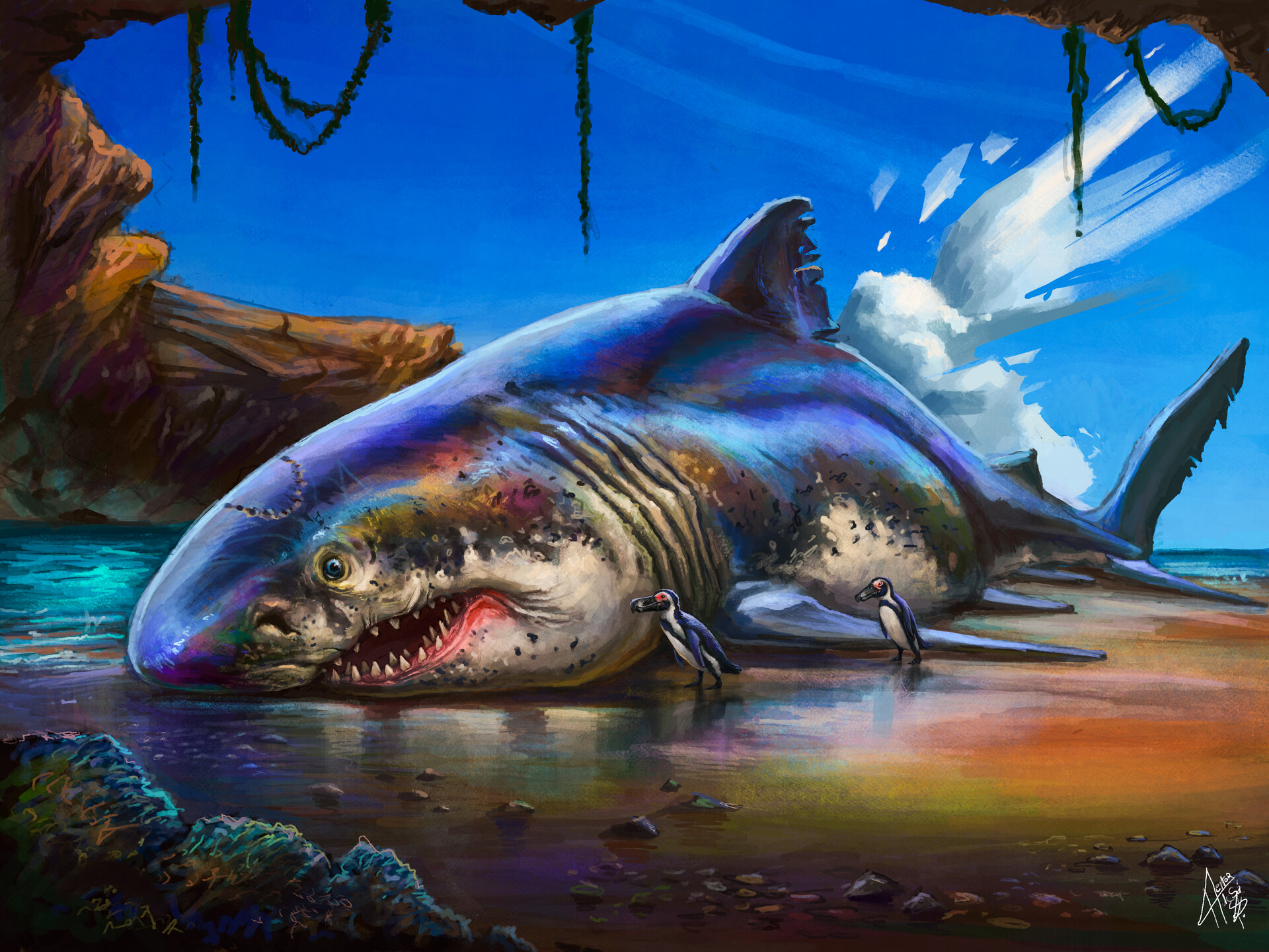 Heitoresco - Otodus megalodon