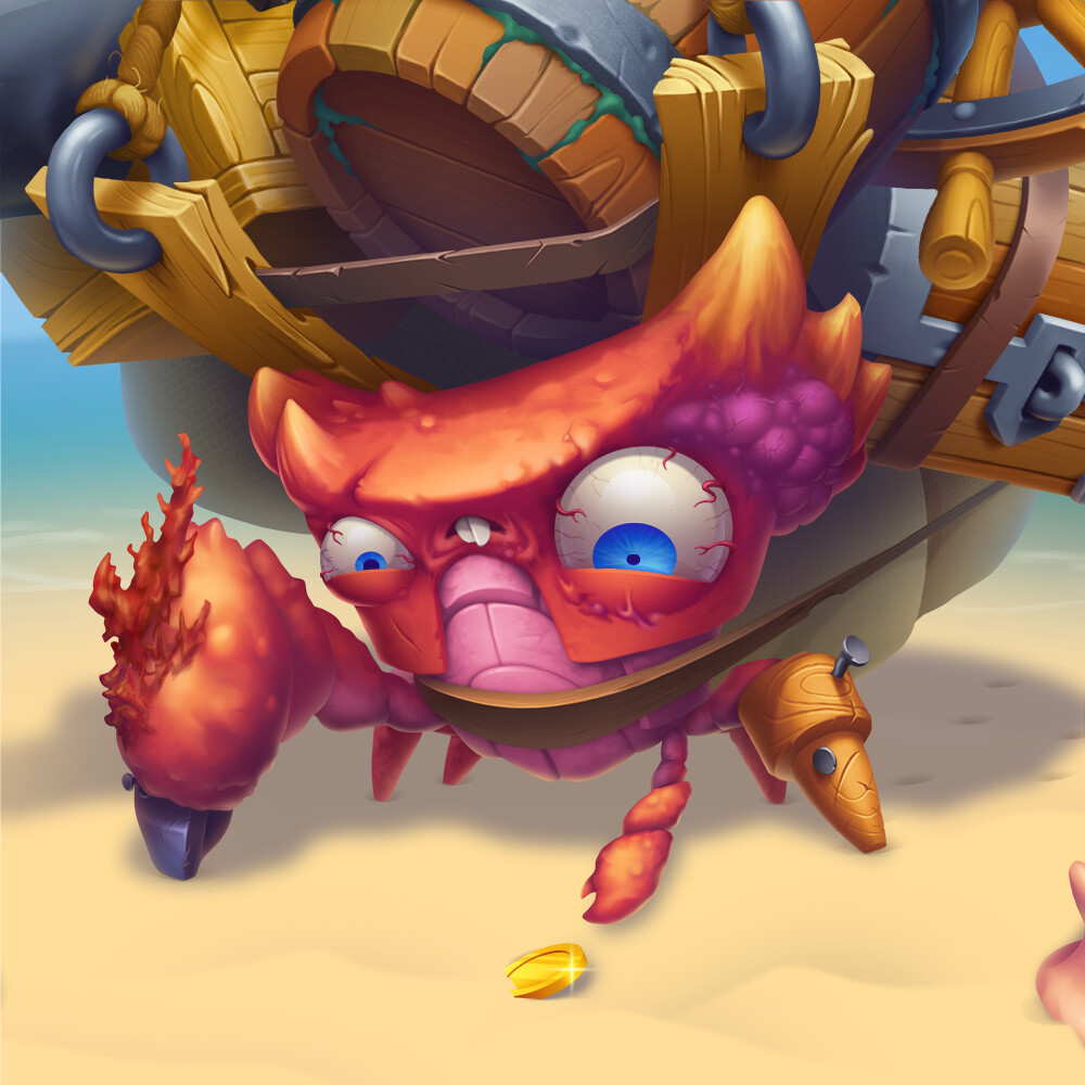 ArtStation - Crab-pirate