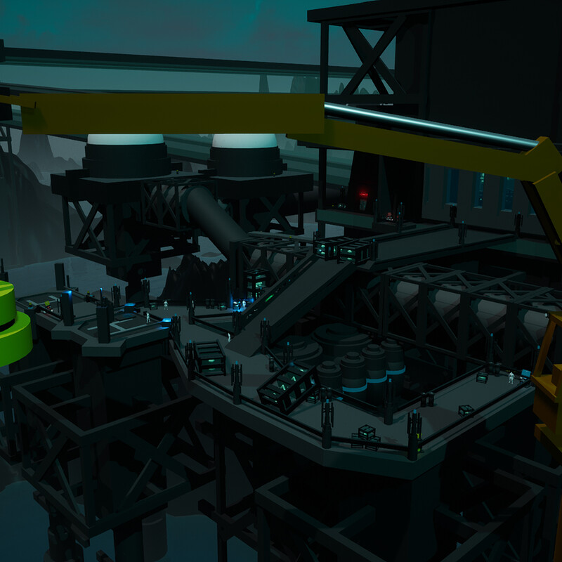 Epsilon - First-Person Sci-fi HUB Level Design(UE4)