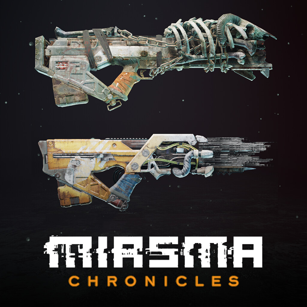 ArtStation Weapon Variants Miasma Chronicles   Fredrik Hagg Fredrik Hagg Weapons Artblast Thumbnail 