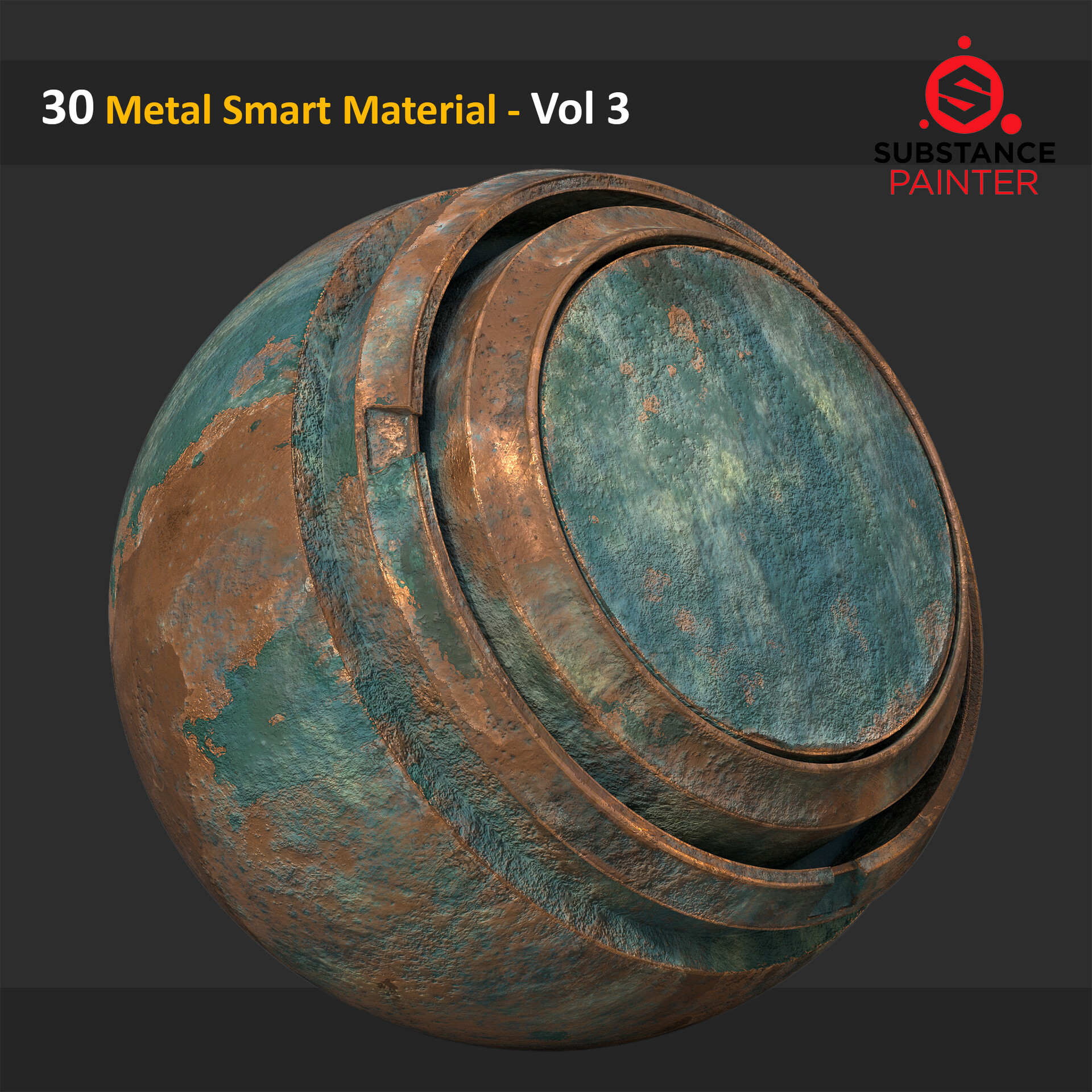 ArtStation - 30 Metal Smart Material - Vol 3