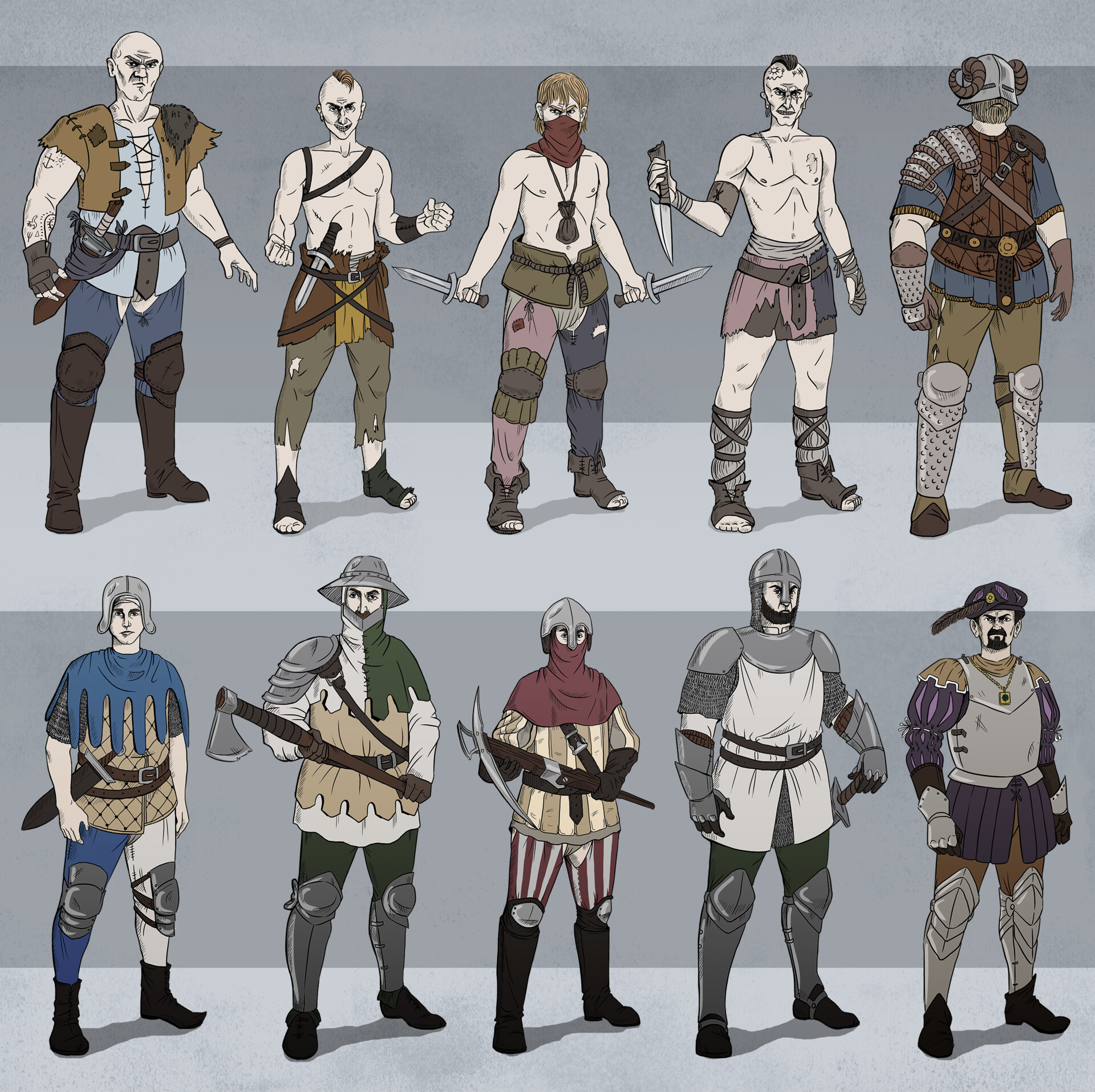 Artstation - Medieval Units Concept