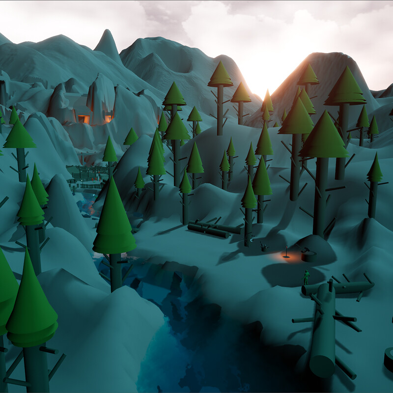 Skyrim Cave Troll Mission Level Design(UE4)