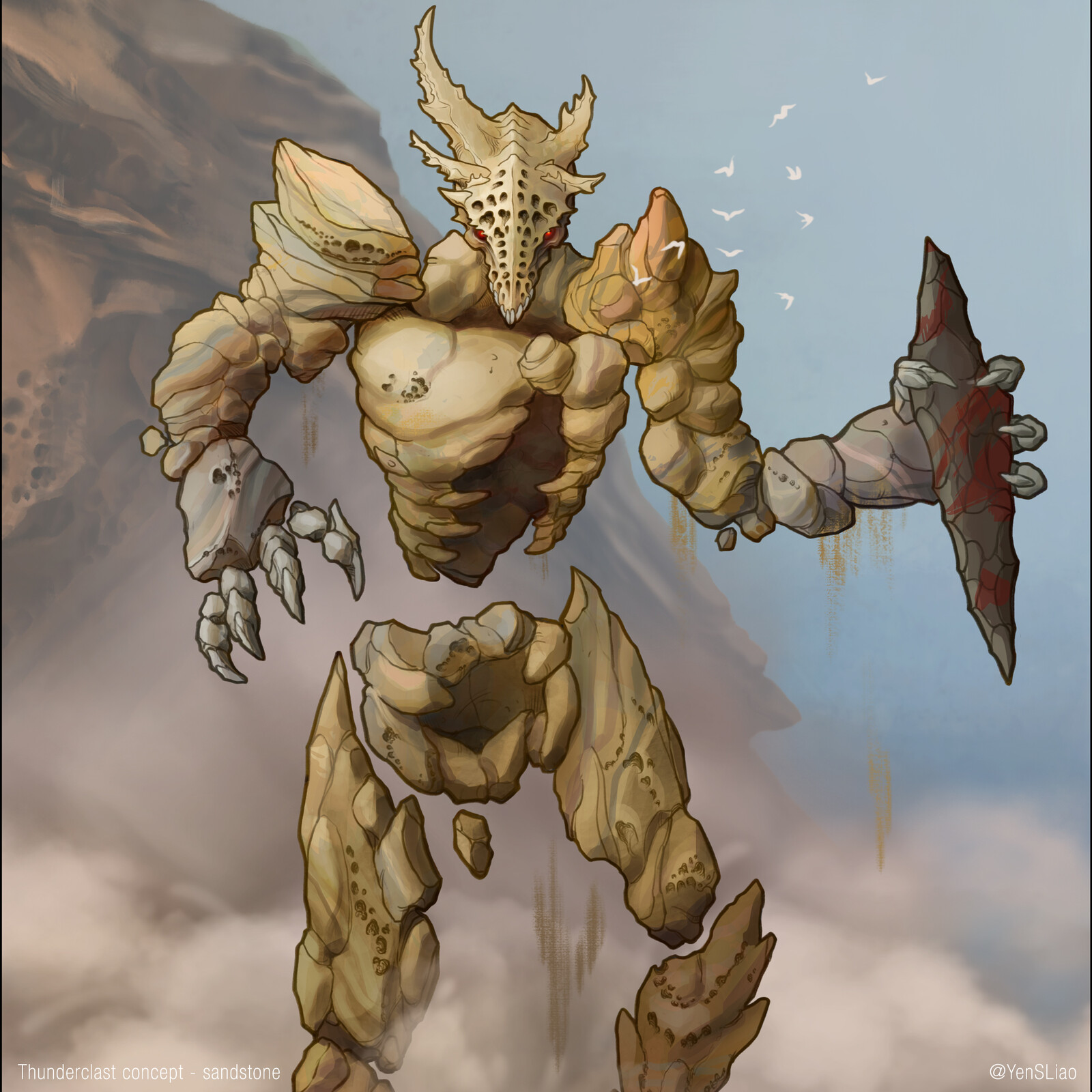 Stormlight Archive - Thunderclast, sandstone