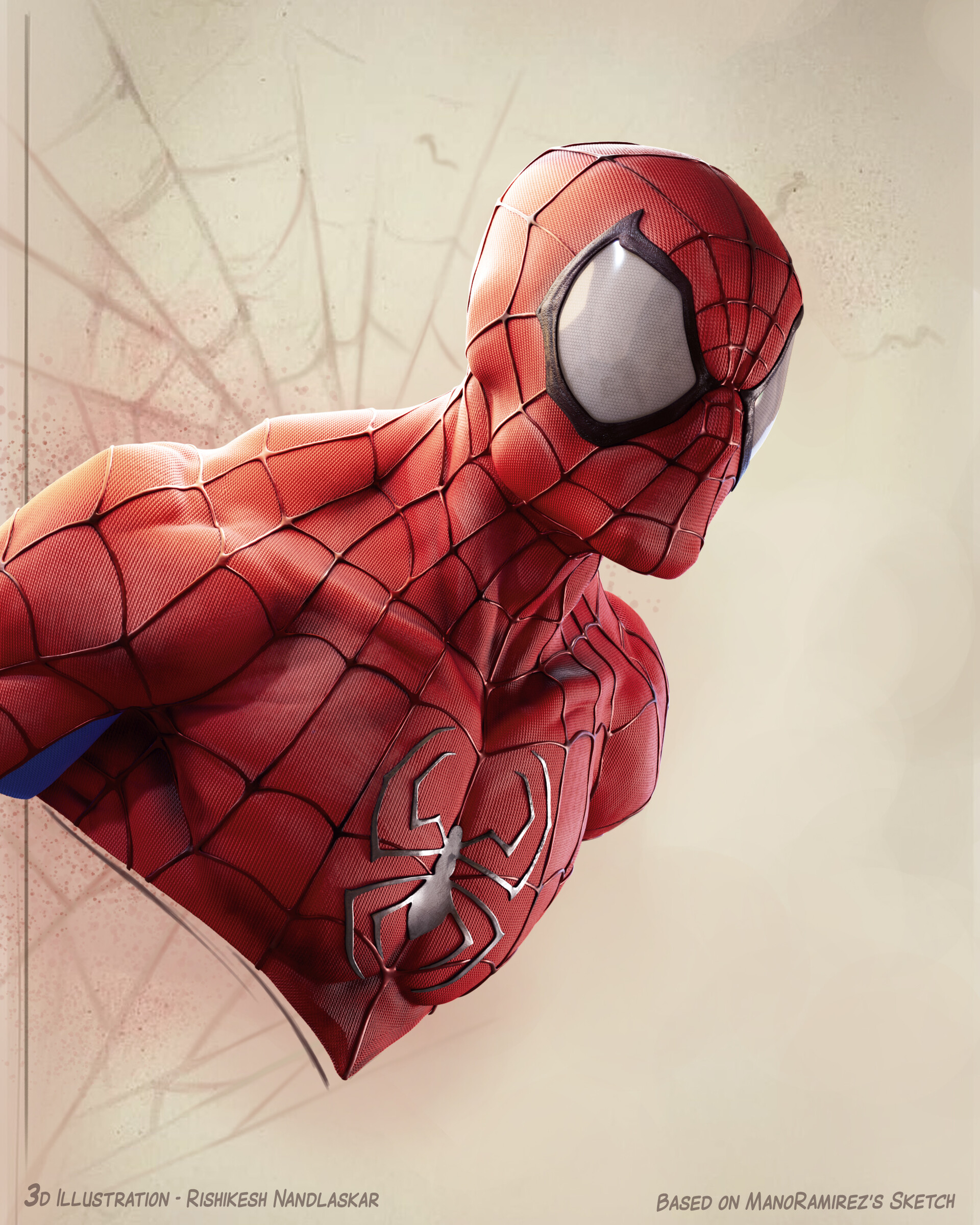 ArtStation - Weekend Sculpting Series : SpiderMan`