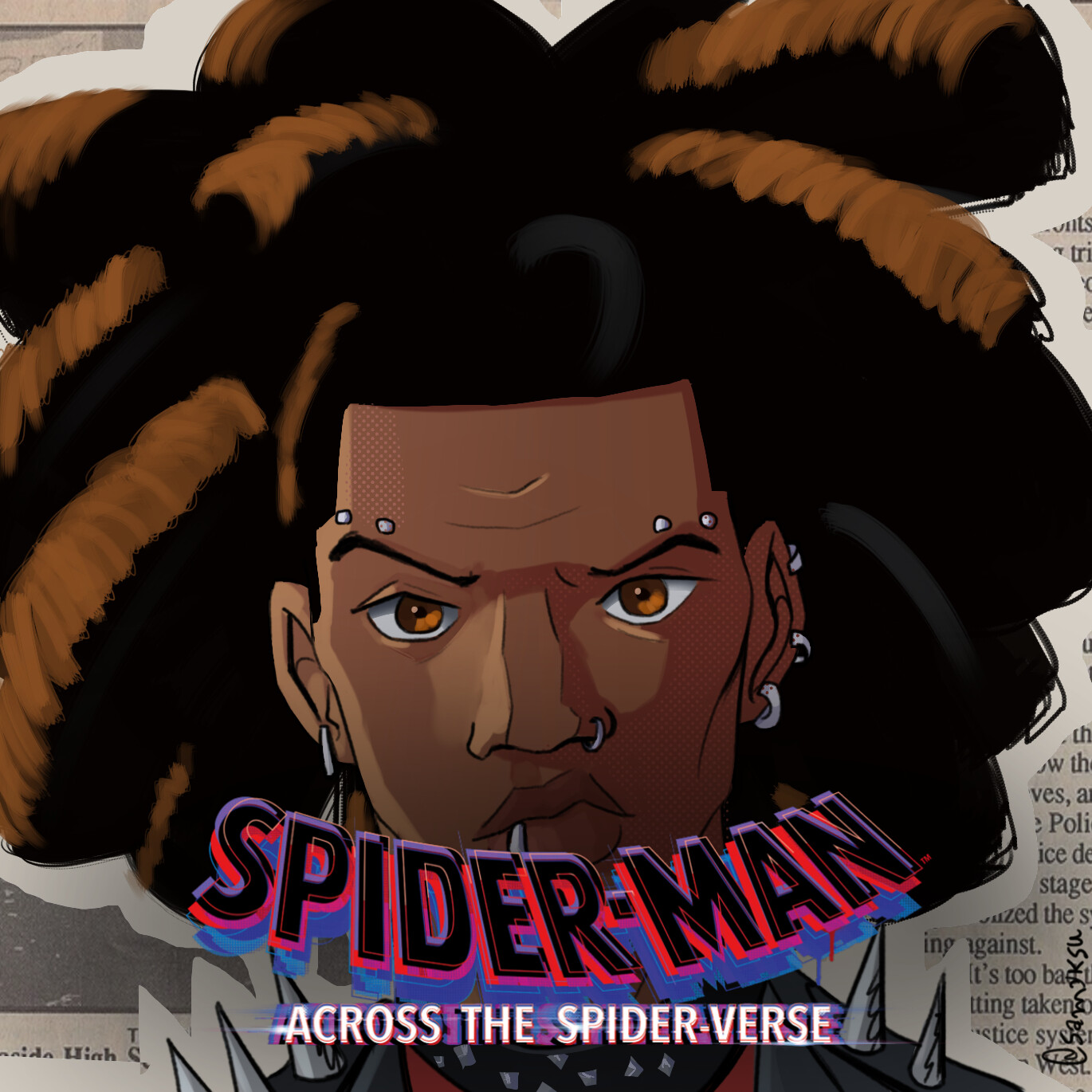 ArtStation Hobie Brown / SpiderPunk SpiderMan Across The Spiderverse