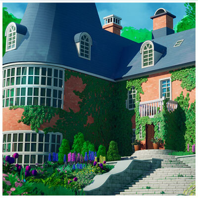 ArtStation - The House On the Hill- A Kiki's delivery Service