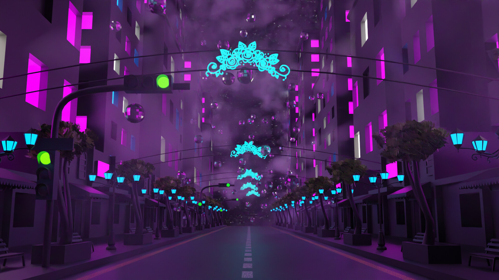ArtStation - 3D Simple Animation City Landscape