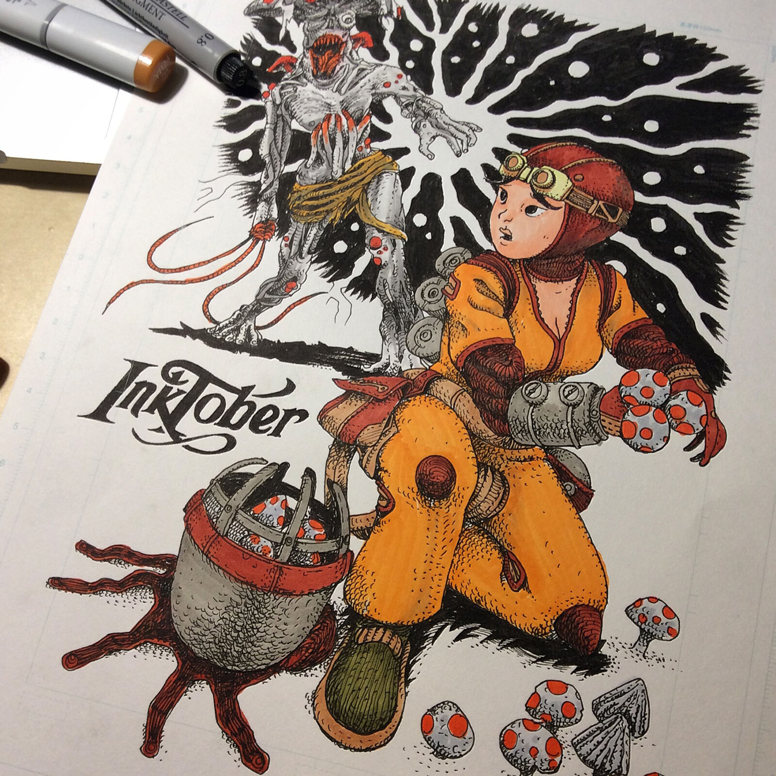 Inktober 2016 / 09 - 16