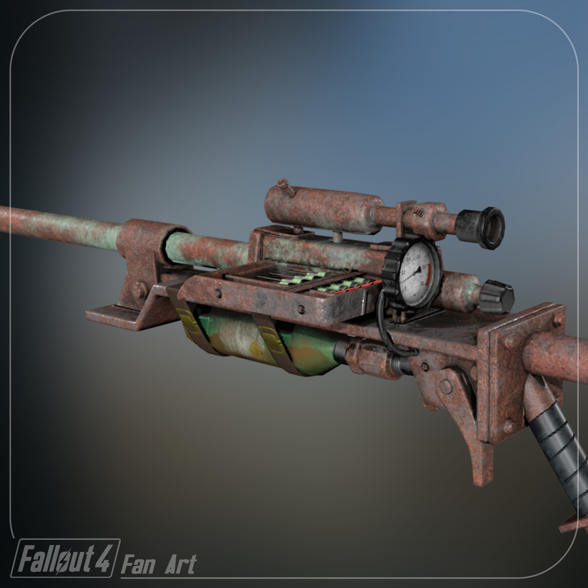 ArtStation Fallout 4 Fan Art Syringer