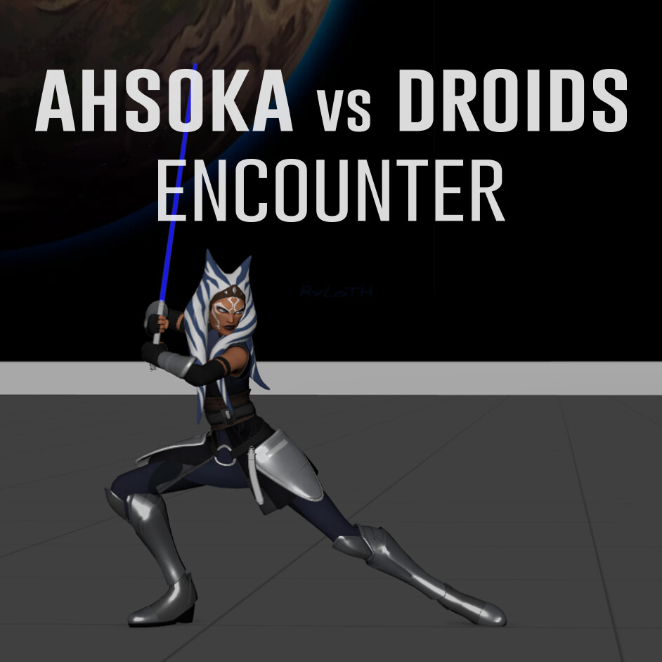 ArtStation - Ahsoka Droids encounter