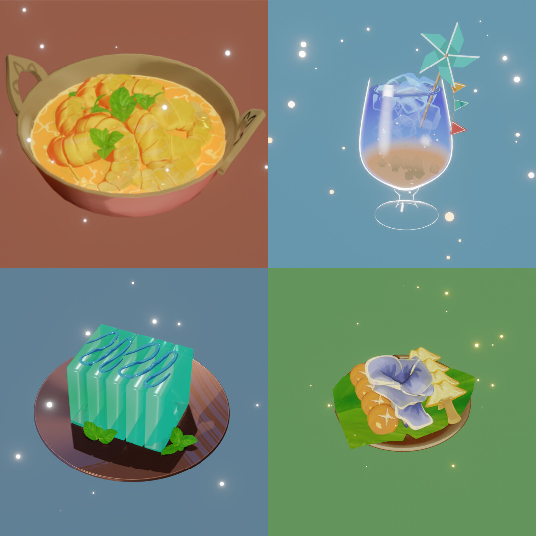 artstation-genshin-impact-food-collection-3