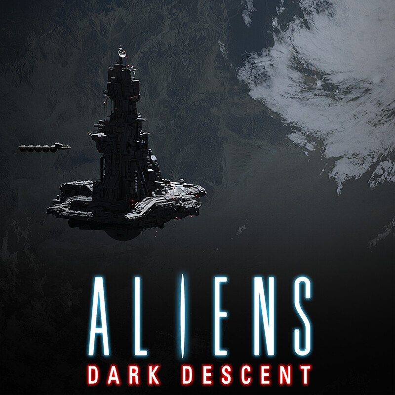 ArtStation - Aliens Dark Descent : Cinematic work