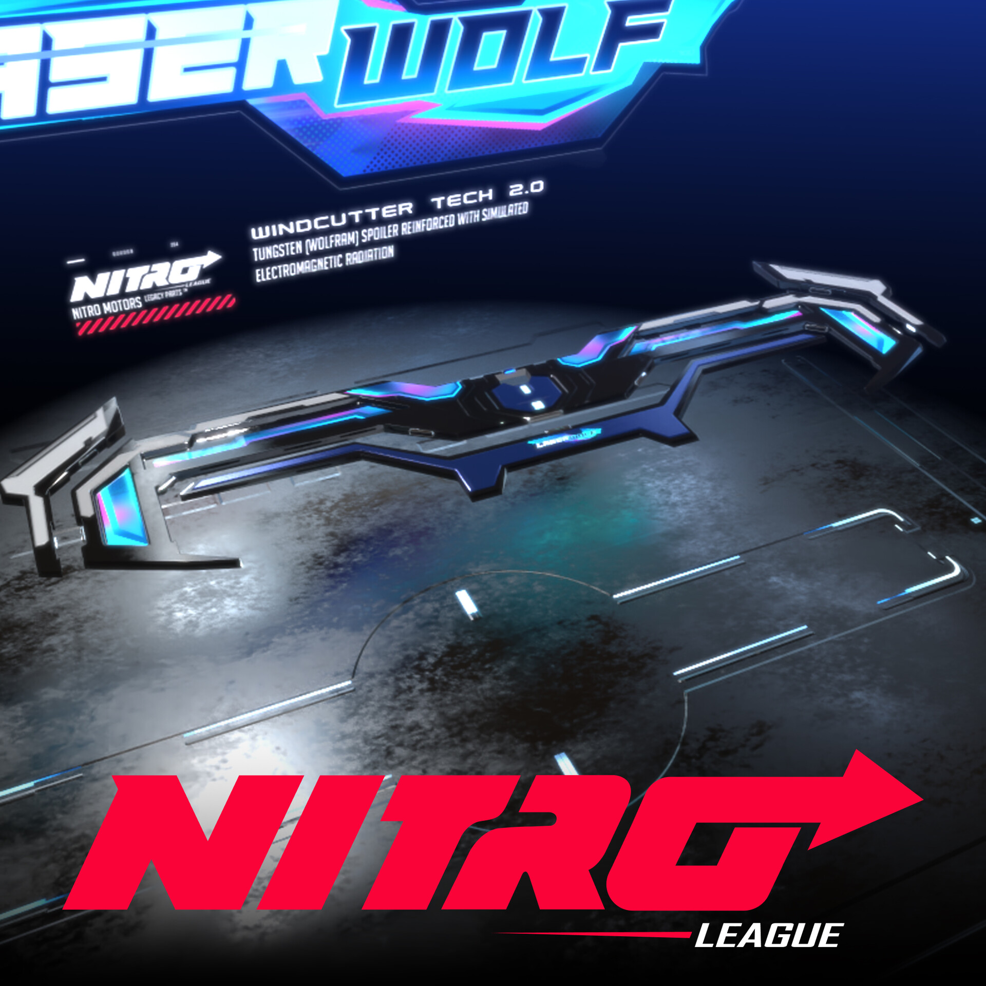 ArtStation NITRO LEAGUE LASER WOLF SPOILER