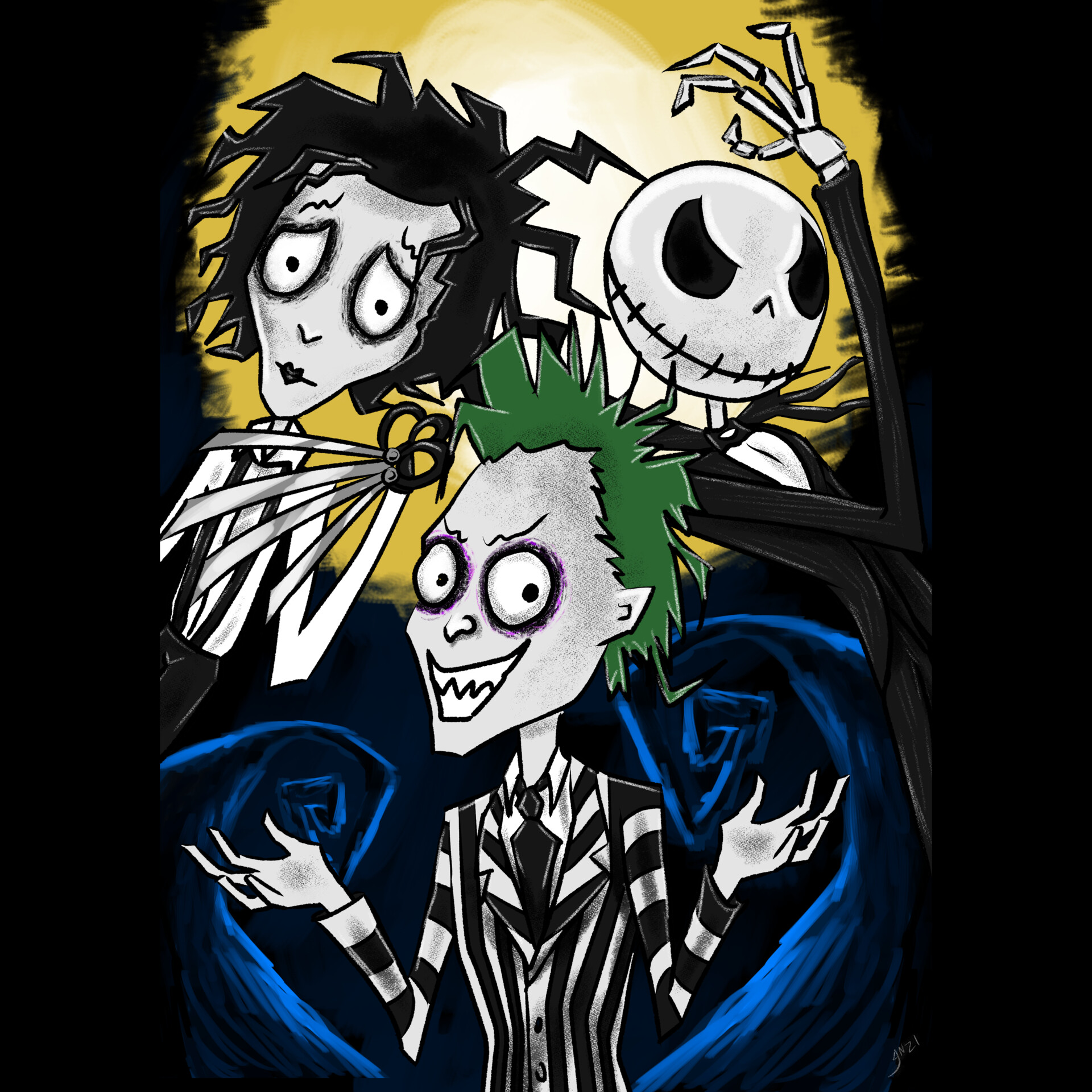 ArtStation Burton's Halloween