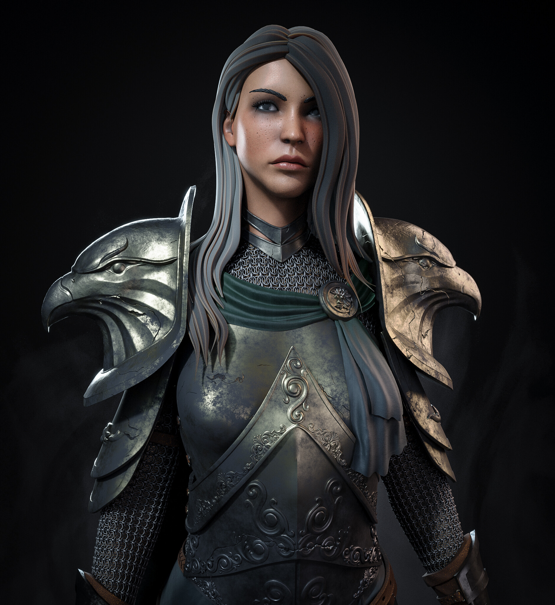 ArtStation - The medieval girl