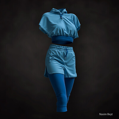 ArtStation - 10 CROP TOP & SKIRT OUTFITS PACK (VOL.01