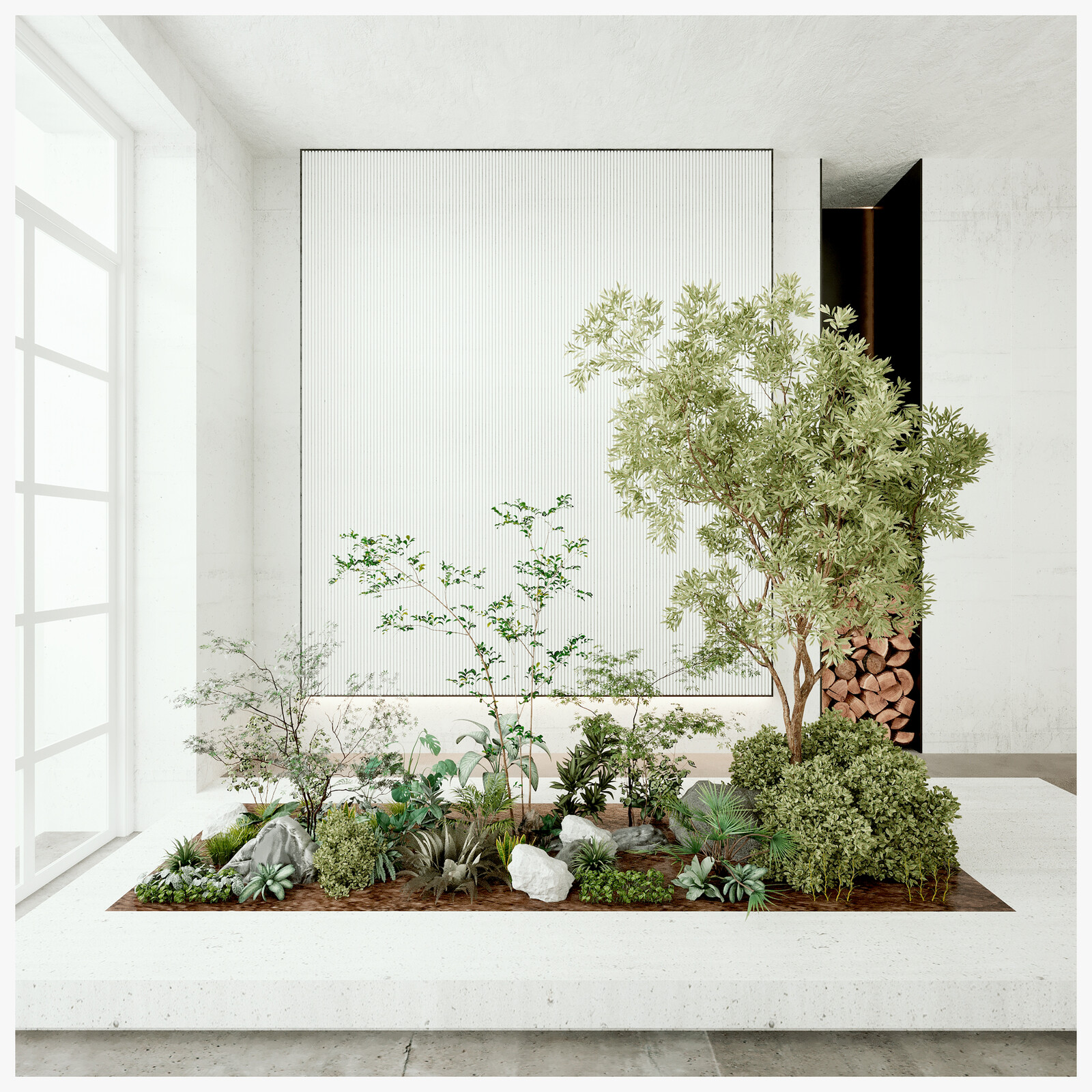 Garden plants 03 ( 3Ds MAX - Blender - Cinema4D - FBX - OBJ )