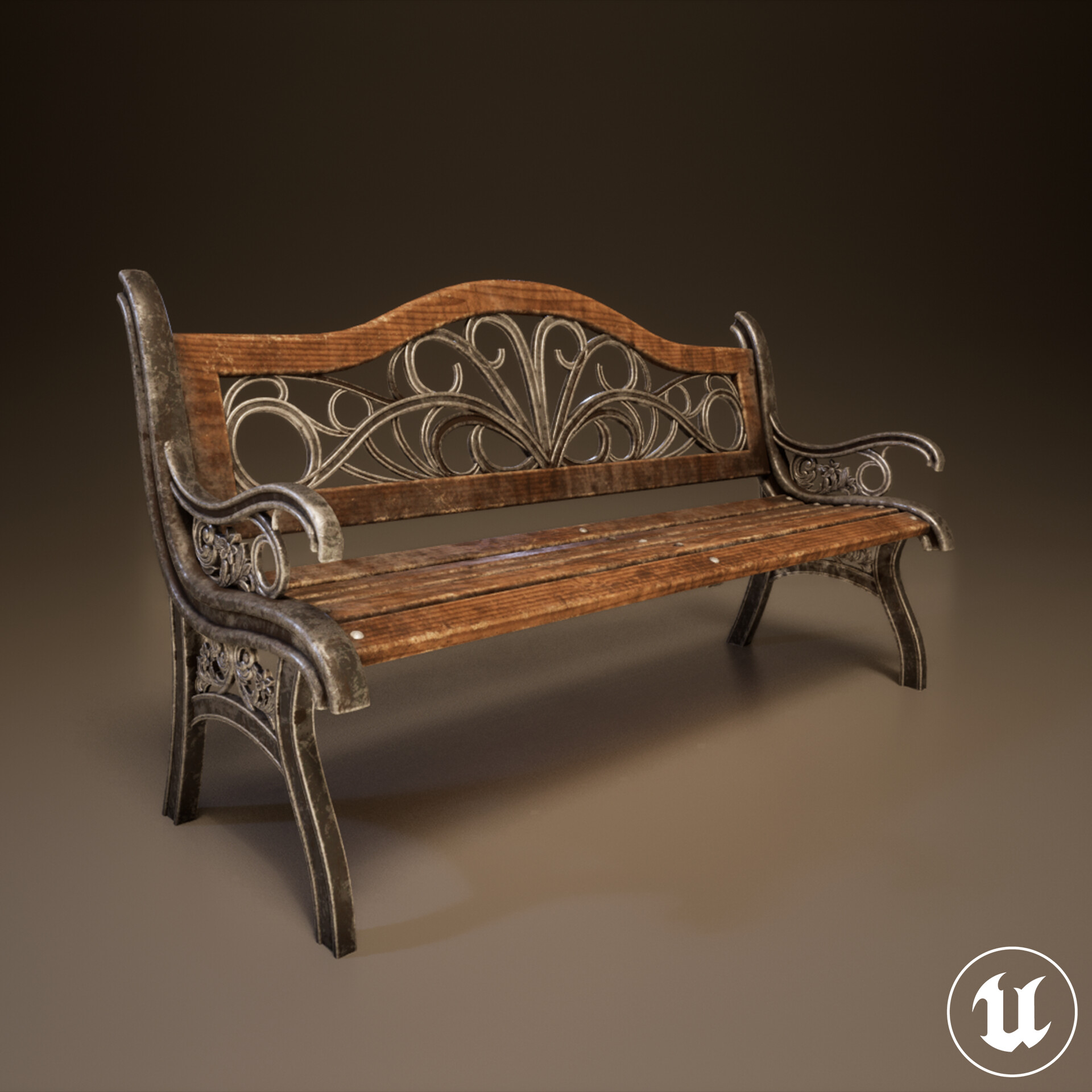 ArtStation - Park Bench