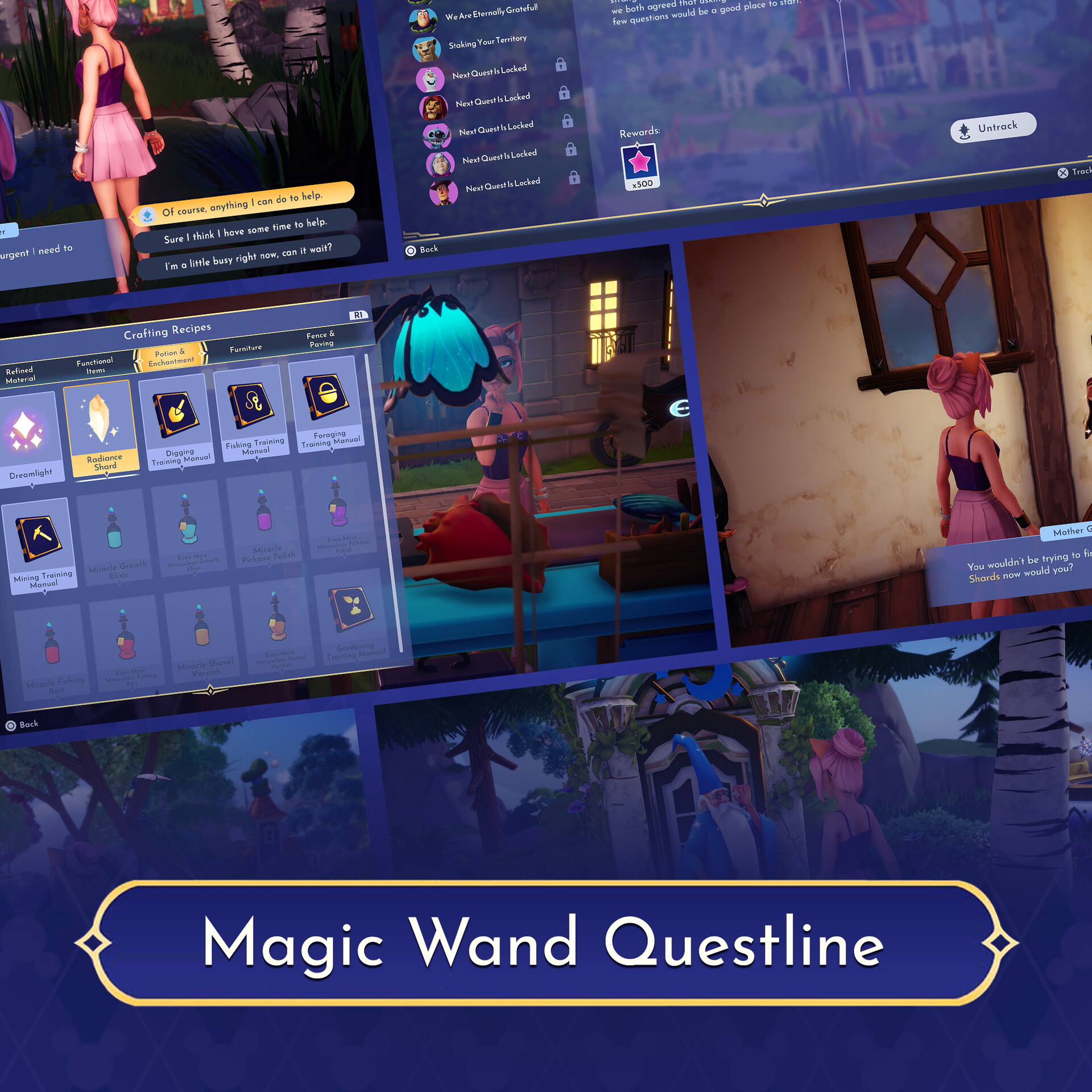 Artstation Dreamlight Valley Magic Wand Tool Questline Concept