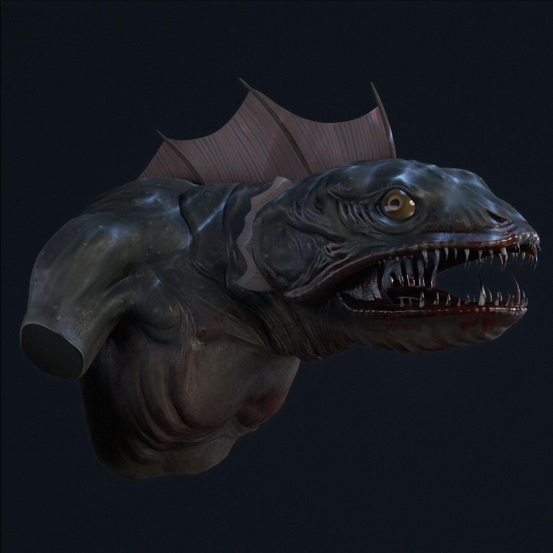 ArtStation - Fish Bust