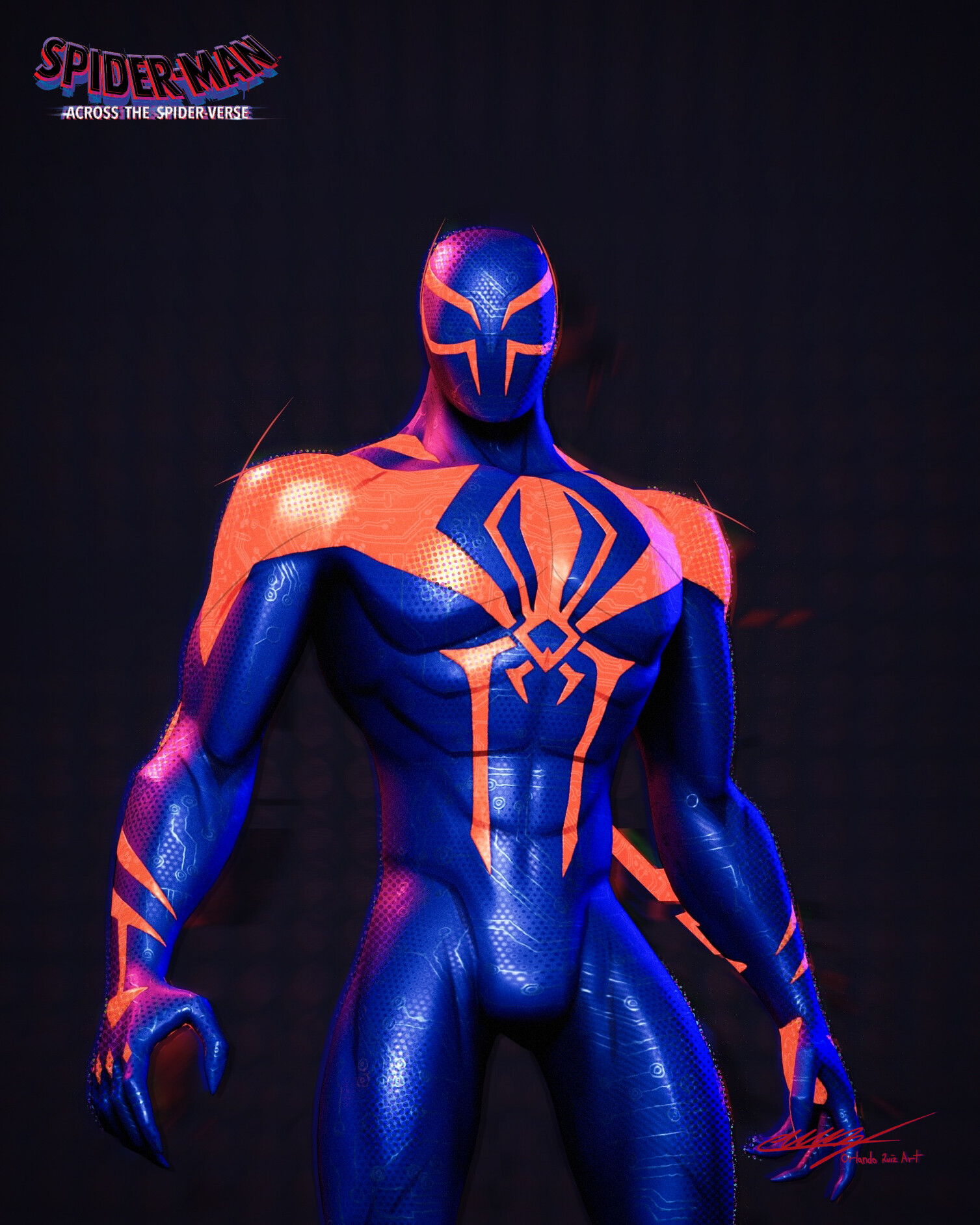 ArtStation - Spider_Man 2099 - Miguel O´Hara (3D Fanart)