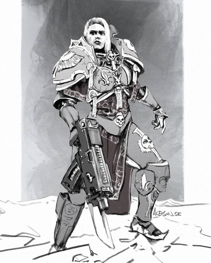 ArtStation - Warhammer 40K drawings