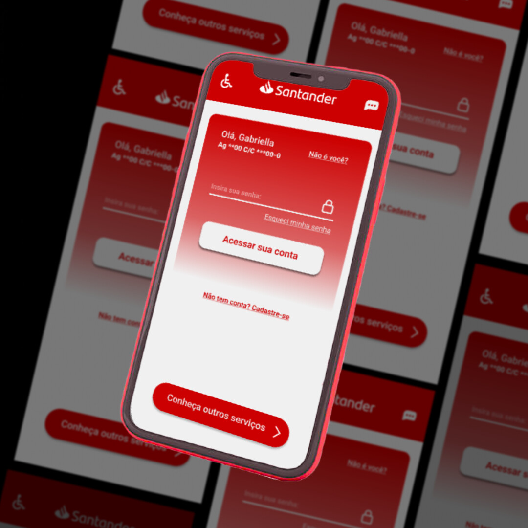 ArtStation - Rework - App do banco Santander