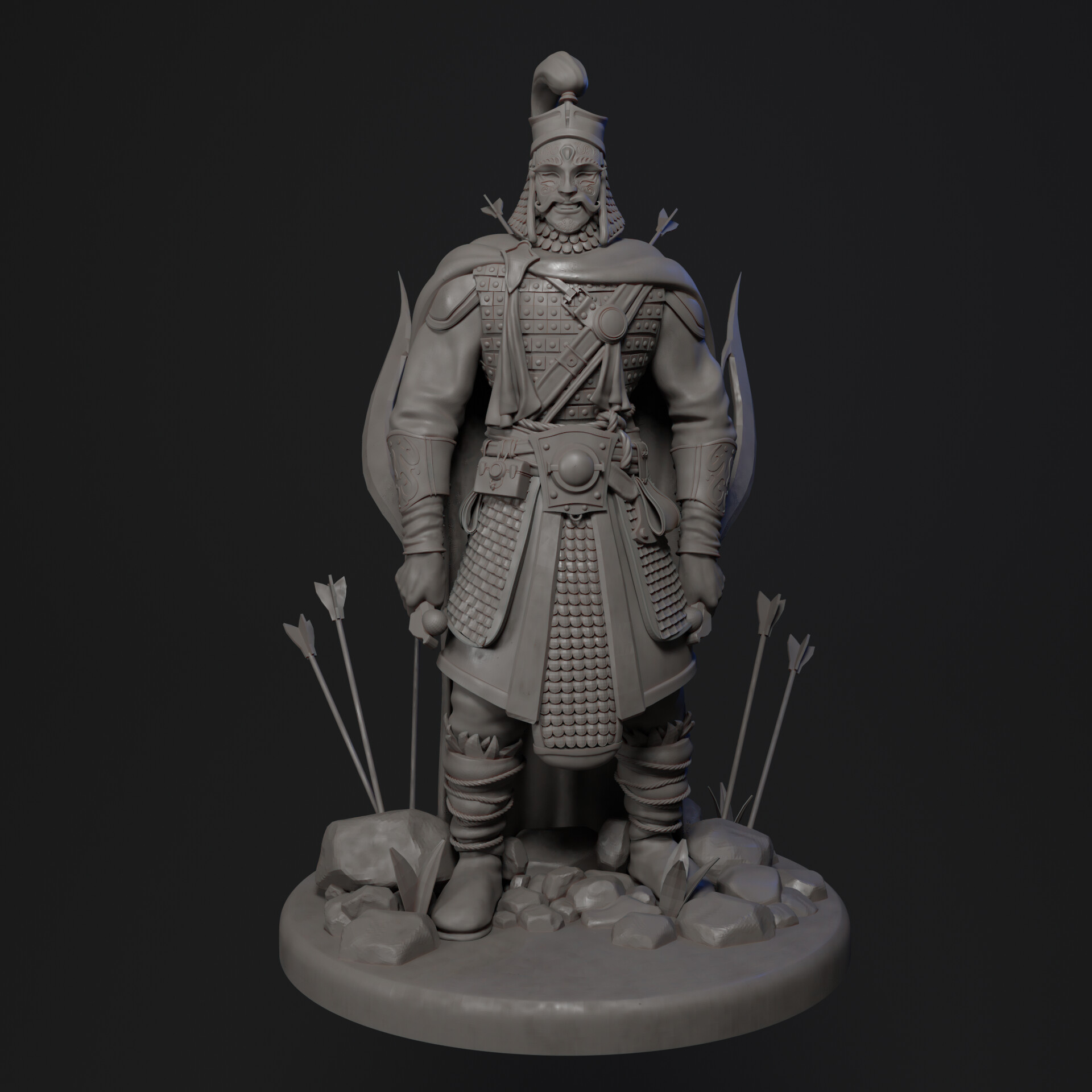 ArtStation - Cuman Soldier Figurine
