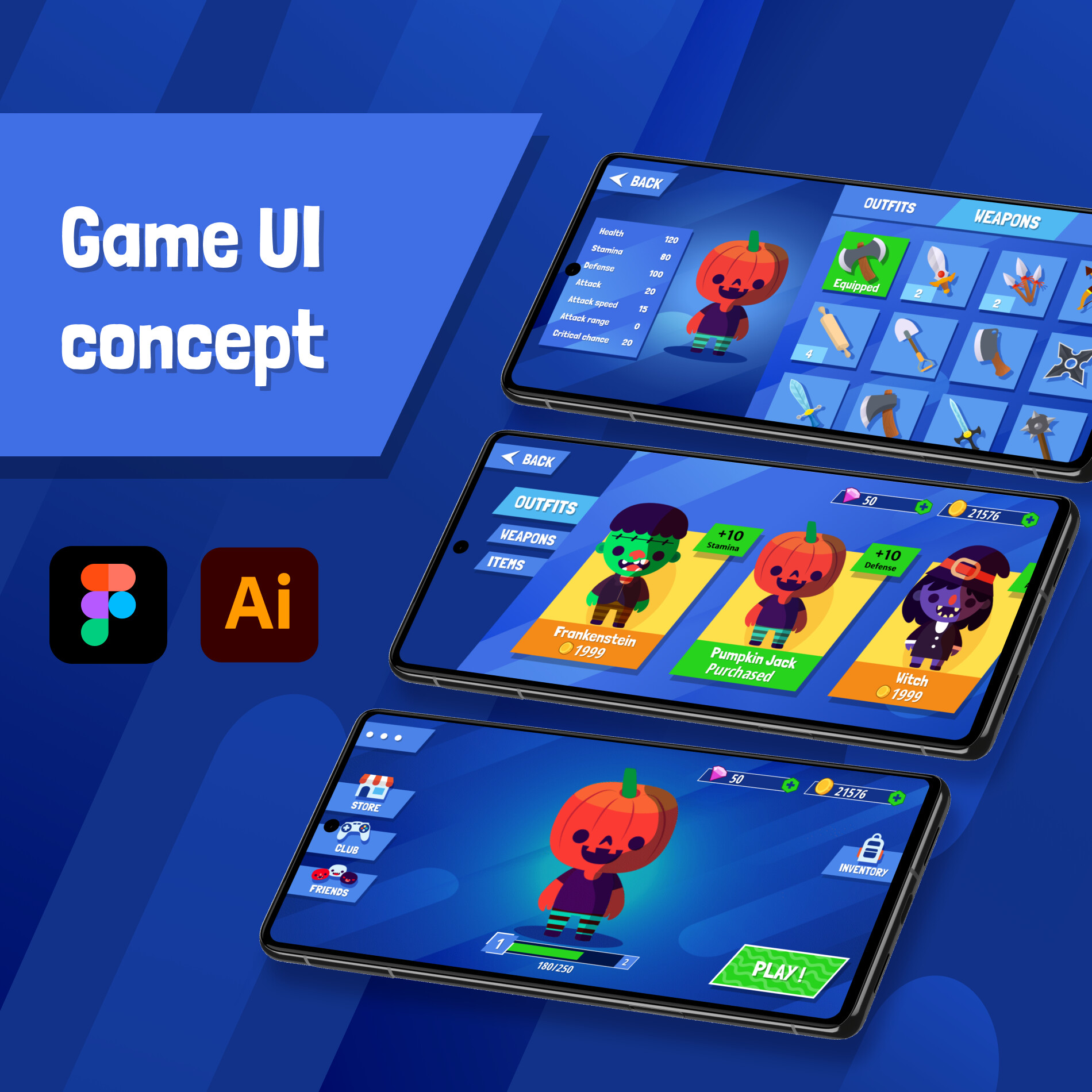 ArtStation - Game UI concept