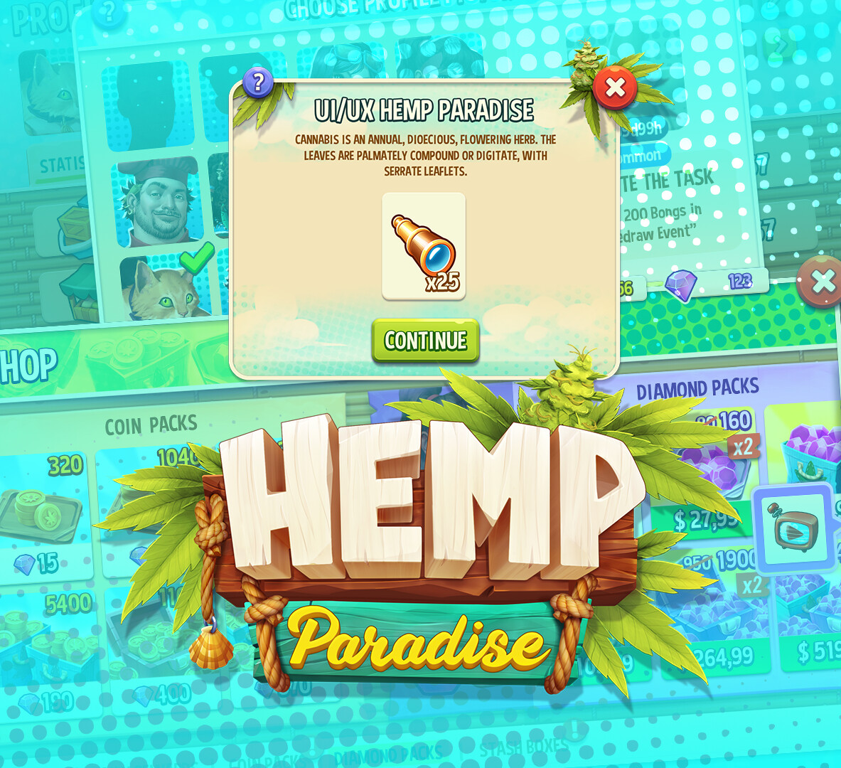 Artstation Hemp Paradise User Interface Uiux 57 Off 8490