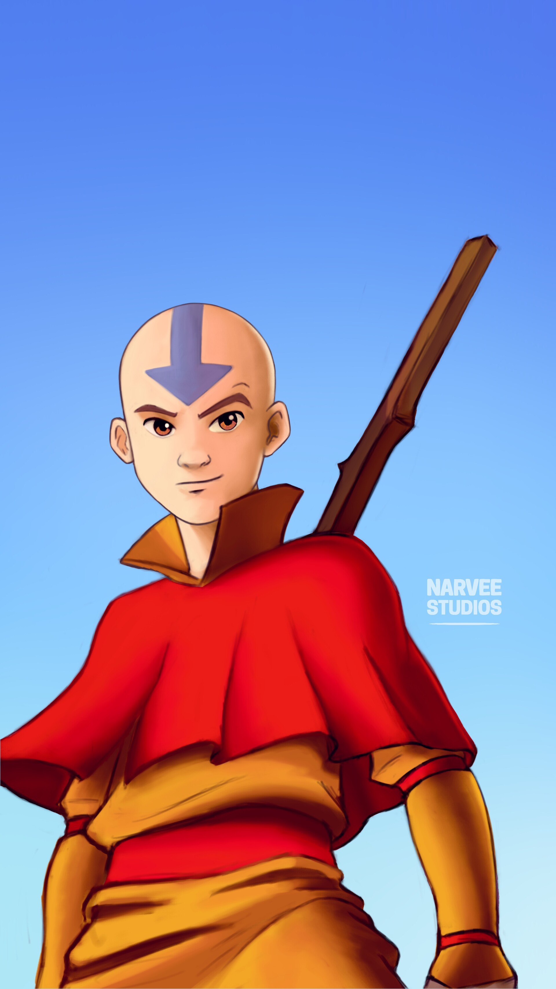 ArtStation - Aang from Avatar: The Last Airbender