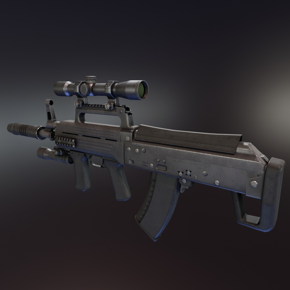 ArtStation - KPA Type 88 Bullpup