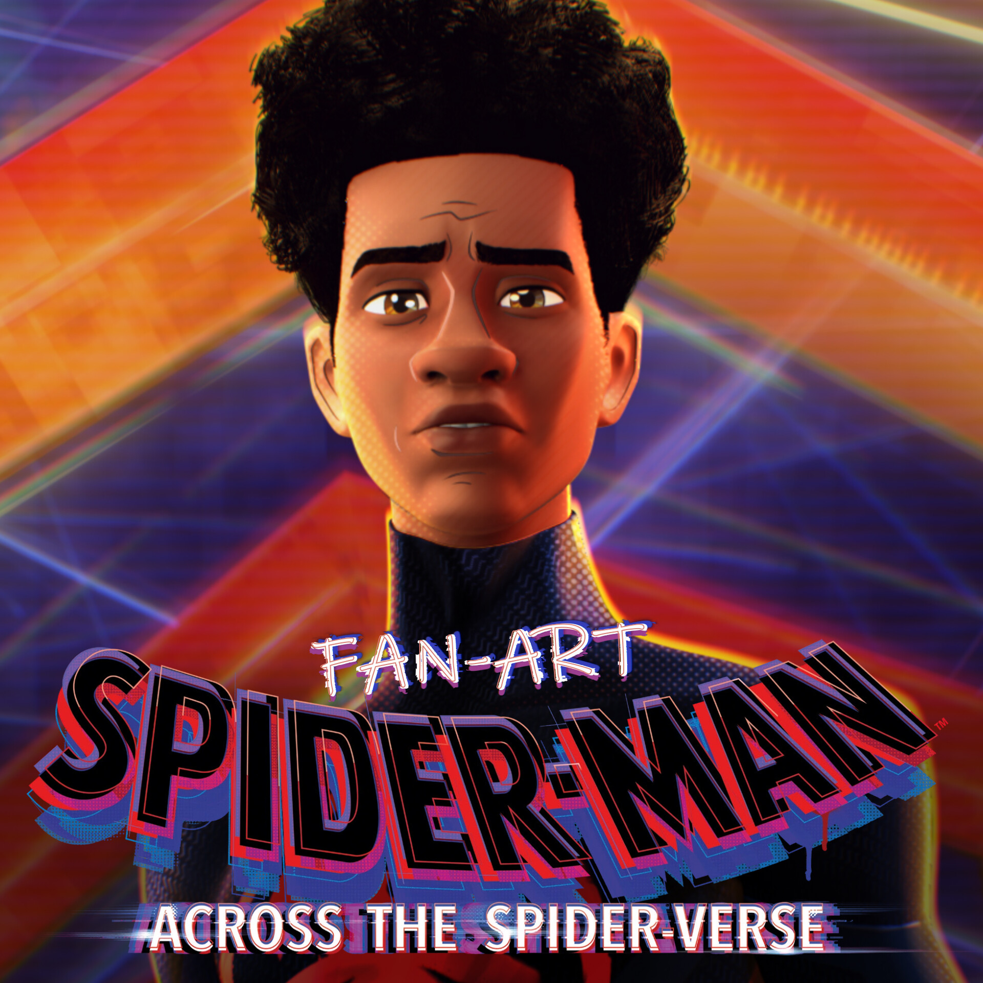 ArtStation - Miles Morales Fan-art | Spider-Man: Across The Spider-Verse