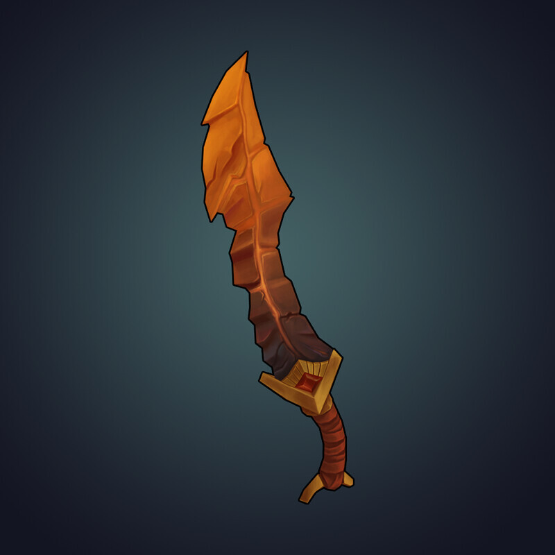 ArtStation - Lava Knife