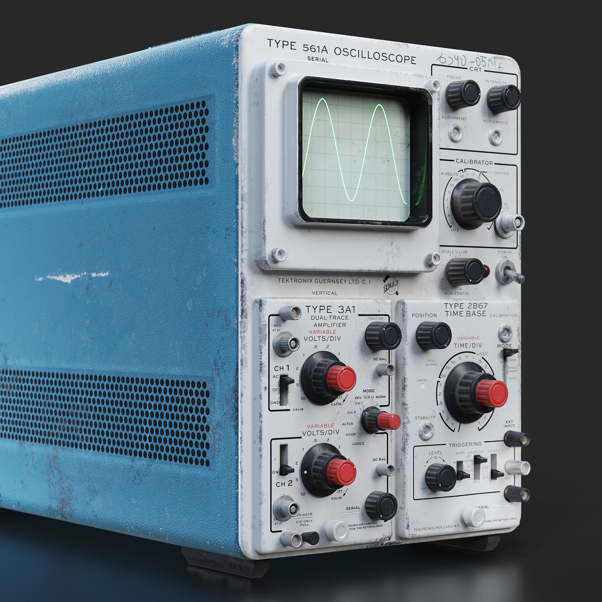 ArtStation - Tektronix 561A Oscilloscope